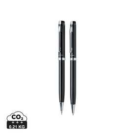 Luzern Schreibset schwarz bedrucken, Art.-Nr. P610.490 Luzern Schreibset schwarz bedrucken, Art.-Nr. P610.490