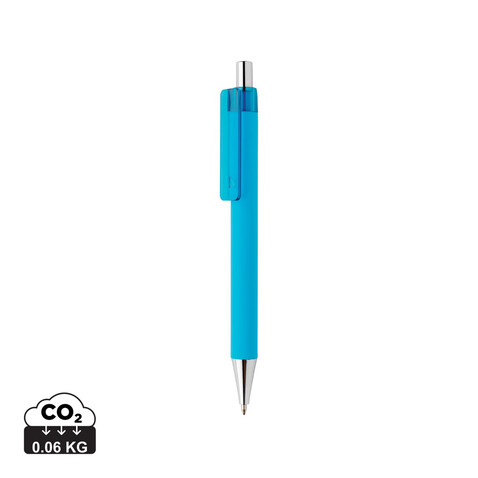 X8 Stift mit Smooth-Touch hellblau bedrucken, Art.-Nr. P610.709 X8 Stift mit Smooth-Touch hellblau bedrucken, Art.-Nr. P610.709