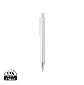 X8-Metallic-Stift silber bedrucken, Art.-Nr. P610.752