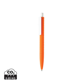 X3-Stift mit Smooth-Touch orange, weiß bedrucken, Art.-Nr. P610.968 X3-Stift mit Smooth-Touch orange, weiß bedrucken, Art.-Nr. P610.968