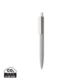X3-Stift mit Smooth-Touch grau, weiß bedrucken, Art.-Nr. P610.962 X3-Stift mit Smooth-Touch grau, weiß bedrucken, Art.-Nr. P610.962