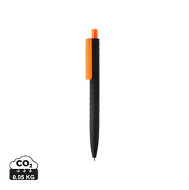 X3-Black mit Smooth-Touch orange, schwarz bedrucken, Art.-Nr. P610.978 X3-Black mit Smooth-Touch orange, schwarz bedrucken, Art.-Nr. P610.978