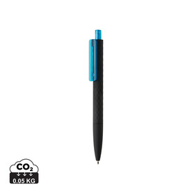 X3-Black mit Smooth-Touch hellblau, schwarz bedrucken, Art.-Nr. P610.975 X3-Black mit Smooth-Touch hellblau, schwarz bedrucken, Art.-Nr. P610.975