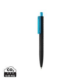 X3-Black mit Smooth-Touch hellblau, schwarz bedrucken, Art.-Nr. P610.975 X3-Black mit Smooth-Touch hellblau, schwarz bedrucken, Art.-Nr. P610.975