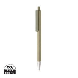 Amisk Stift aus RCS-zertifiziert recyceltem Aluminium grün bedrucken, Art.-Nr. P611.177 Amisk Stift aus RCS-zertifiziert recyceltem Aluminium grün bedrucken, Art.-Nr. P611.177