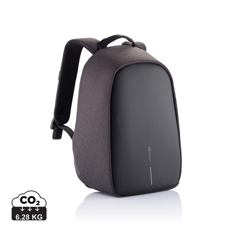 Bobby Hero Small Anti-Diebstahl-Rucksack anthrazit, grau bedrucken, Art.-Nr. P705.701