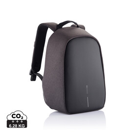 Bobby Hero Small Anti-Diebstahl-Rucksack anthrazit, grau bedrucken, Art.-Nr. P705.701