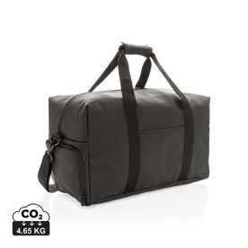 Schicke PU Wochenendtasche schwarz bedrucken, Art.-Nr. P707.061 Schicke PU Wochenendtasche schwarz bedrucken, Art.-Nr. P707.061