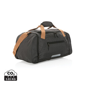 Impact AWARE™ Urban Outdoor Wochenendtasche schwarz bedrucken, Art.-Nr. P707.091 Impact AWARE™ Urban Outdoor Wochenendtasche schwarz bedrucken, Art.-Nr. P707.091
