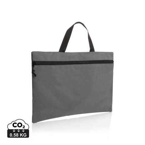 Impact AWARE™ Basic Dokumententasche anthrazit bedrucken, Art.-Nr. P729.282