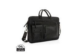 Swiss Peak 14&amp;quot; Laptoptasche aus GRS recyceltem PU bedrucken, Art.-Nr. P732.19