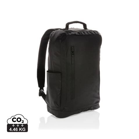 Fashion schwarzer 15.6&quot; Laptop-Rucksack, PVC-frei schwarz bedrucken, Art.-Nr. P760.131