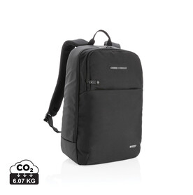 Swiss Peak Rucksack mit UV-Sterilisations-Tasche schwarz bedrucken, Art.-Nr. P762.551