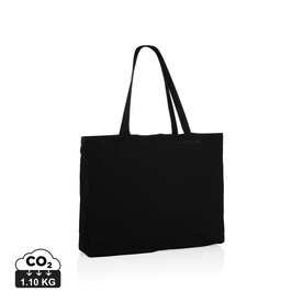 Impact AWARE™ recycelte Baumwoll-Shopper 145gr schwarz bedrucken, Art.-Nr. P762.651