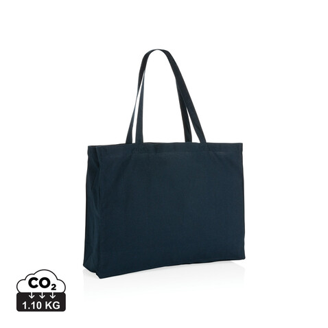 Impact AWARE™ recycelte Baumwoll-Shopper 145gr navy blau bedrucken, Art.-Nr. P762.659 Impact AWARE™ recycelte Baumwoll-Shopper 145gr navy blau bedrucken, Art.-Nr. P762.659