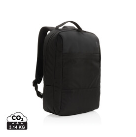 Swiss Peak AWARE™ RPET 15,6&amp;quot; Day-Pack schwarz bedrucken, Art.-Nr. P762.741