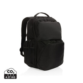 Swiss Peak AWARE™ RPET 15,6 Zoll Pendler-Rucksack schwarz bedrucken, Art.-Nr. P762.781 Swiss Peak AWARE™ RPET 15,6 Zoll Pendler-Rucksack schwarz bedrucken, Art.-Nr. P762.781