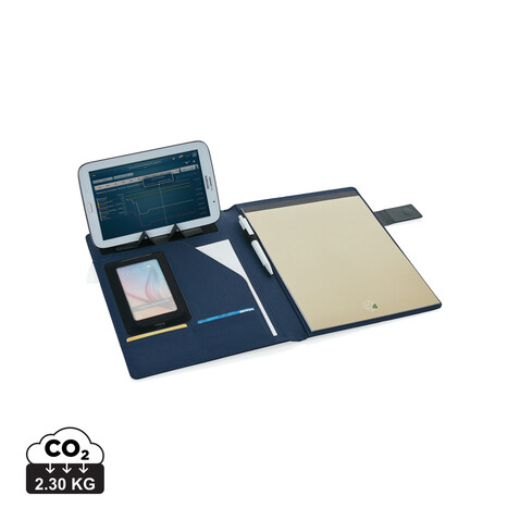 Basic Tech Portfolio blau, schwarz bedrucken, Art.-Nr. P772.105