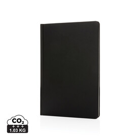 A5 Impact Steinpaper Hardcover Notizbuch schwarz bedrucken, Art.-Nr. P774.351 A5 Impact Steinpaper Hardcover Notizbuch schwarz bedrucken, Art.-Nr. P774.351