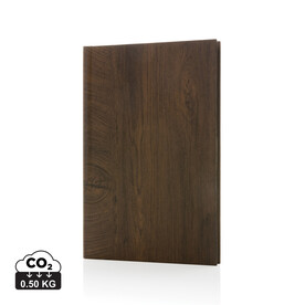 Kavana A5 Notizbuch mit Holz-Print dunkelbraun bedrucken, Art.-Nr. P774.369 Kavana A5 Notizbuch mit Holz-Print dunkelbraun bedrucken, Art.-Nr. P774.369