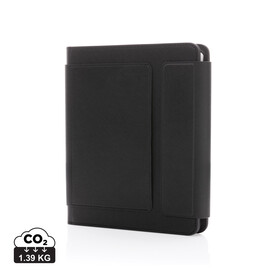 Swiss Peak Heritage RCS rPU A5 Steinpapier Portfolio schwarz bedrucken, Art.-Nr. P774.421