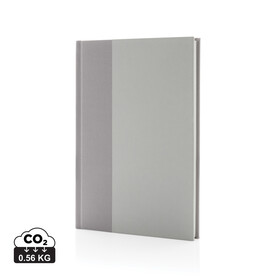 Words GRS zertifiziertes RPET &amp;amp; Kraft Notizbuch A5 off white bedrucken, Art.-Nr. P774.543