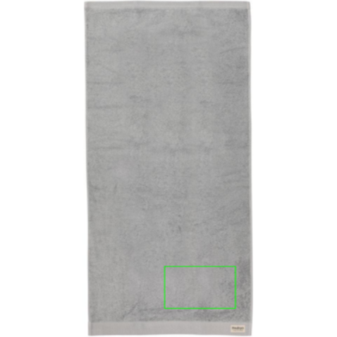 Ukiyo Sakura AWARE™ 500gr/m² Badetuch 50 x 100cm grau bedrucken, Art.-Nr. P453.812