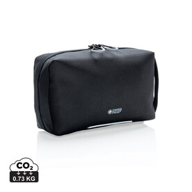 Swiss Peak AWARE™ Tech-Pouch PVC free schwarz bedrucken, Art.-Nr. P820.391