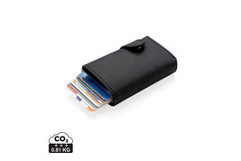 Aluminium RFID Kartenhalter mit PU-Börse bedrucken, Art.-Nr. P850.34