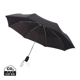 Swiss Peak AWARE™ Traveller 21&amp;quot; Automatikschirm schwarz bedrucken, Art.-Nr. P850.481