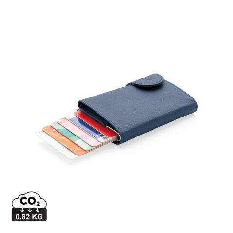 C-Secure RFID Kartenhalter und Geldbörse blau bedrucken, Art.-Nr. P850.515
