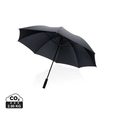 30&quot; Impact AWARE™ RPET 190T Stormproof-Schirm schwarz bedrucken, Art.-Nr. P850.691