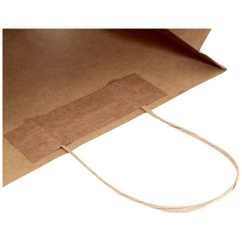Kraftpapiertasche 120 g/m² mit gedrehten Griffen – 31 × 12 × 41 cm, Kraftpapier bedrucken, Art.-Nr. 1ZM01006