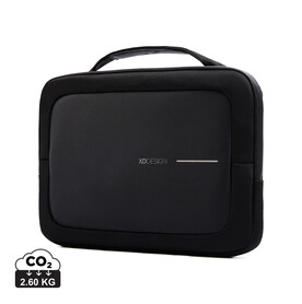 XD Design 14&amp;quot; Laptop Tasche schwarz, grau bedrucken, Art.-Nr. P706.221
