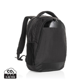 Impact AWARE™ Boardroom-Laptop-Rucksack PVC-frei schwarz bedrucken, Art.-Nr. P763.071