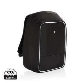 Swiss Peak 15,6&amp;quot; Anti-Diebstahl Laptop-Rucksack schwarz bedrucken, Art.-Nr. P763.091