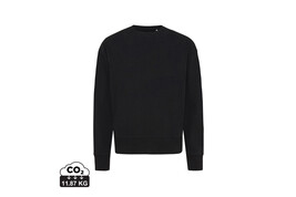 Iqoniq Kruger Relax-Rundhals-Sweater aus recycelt. Baumwolle bedrucken, Art.-Nr. T9302