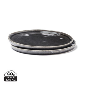 Nomimono 20cm Teller, 2er-Set schwarz bedrucken, Art.-Nr. 3686