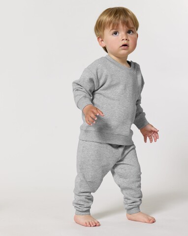 Baby Tumbler - Die Baby-Jogginghose - Heather Grey - 24-36 m/92-98cm bedrucken, Art.-Nr. STBB187C250B5