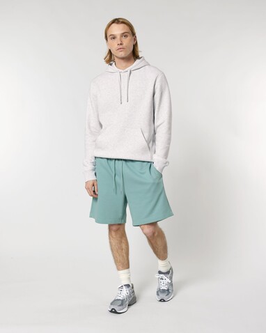 Trainer 2.0 - Die Unisex-Joggingshorts aus French Terry - Teal Monstera - XXS bedrucken, Art.-Nr. STBU186C0602S