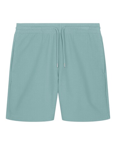 Trainer 2.0 - Die Unisex-Joggingshorts aus French Terry - Teal Monstera - M bedrucken, Art.-Nr. STBU186C0601M