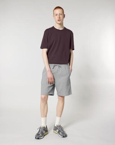 Trainer 2.0 - Die Unisex-Joggingshorts aus French Terry - Heather Grey - M bedrucken, Art.-Nr. STBU186C2501M