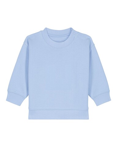 Baby Changer - Das Iconic Baby-Rundhals-Sweatshirt - Blue Soul - 12-18 m/80-86cm bedrucken, Art.-Nr. STSB920C149B3
