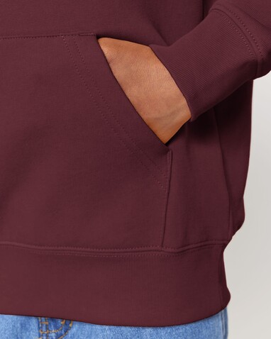 Mini Cruiser 2.0 - Der Iconic Kinder-Hoodie - Burgundy - 7-8/122-128cm bedrucken, Art.-Nr. STSK180C24407