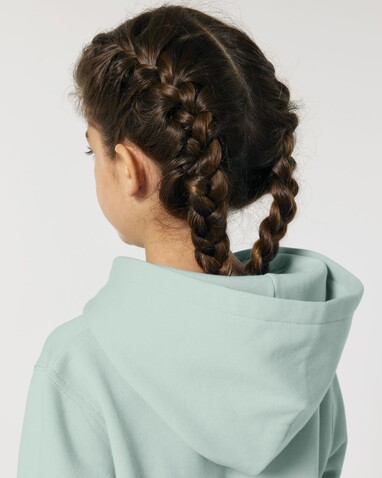 Mini Cruiser 2.0 - Der Iconic Kinder-Hoodie - Caribbean Blue - 12-13/152-158cm bedrucken, Art.-Nr. STSK180C72412