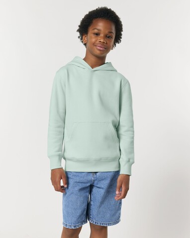 Mini Cruiser 2.0 - Der Iconic Kinder-Hoodie - Caribbean Blue - 7-8/122-128cm bedrucken, Art.-Nr. STSK180C72407