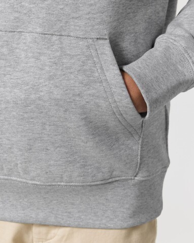 Mini Cruiser 2.0 - Der Iconic Kinder-Hoodie - Heather Grey - 9-11/134-146cm bedrucken, Art.-Nr. STSK180C25009