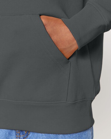 Mini Cruiser 2.0 - Der Iconic Kinder-Hoodie - Anthracite - 12-13/152-158cm bedrucken, Art.-Nr. STSK180C25312