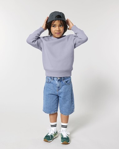 Mini Changer 2.0 - Das Iconic Kinder-Sweatshirt - Lavender - 12-13/152-158cm bedrucken, Art.-Nr. STSK181C06312