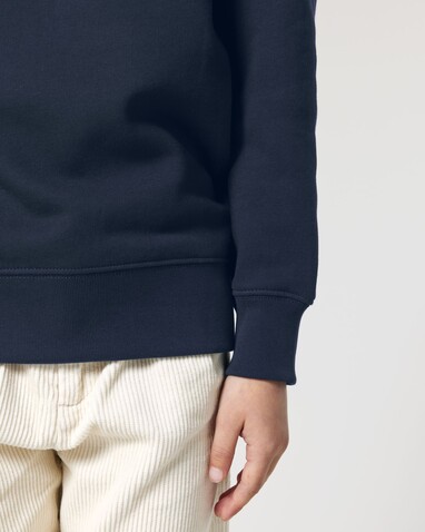 Mini Changer 2.0 - Das Iconic Kinder-Sweatshirt - French Navy - 5-6/110-116cm bedrucken, Art.-Nr. STSK181C72705